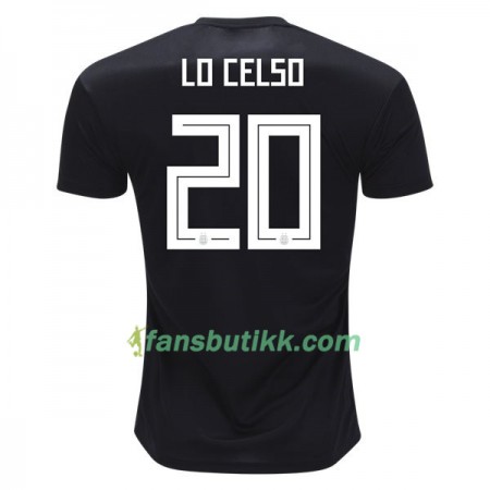 Fotball-VM 2018 Argentina drakt Lo Celso 20 Bortetrøye